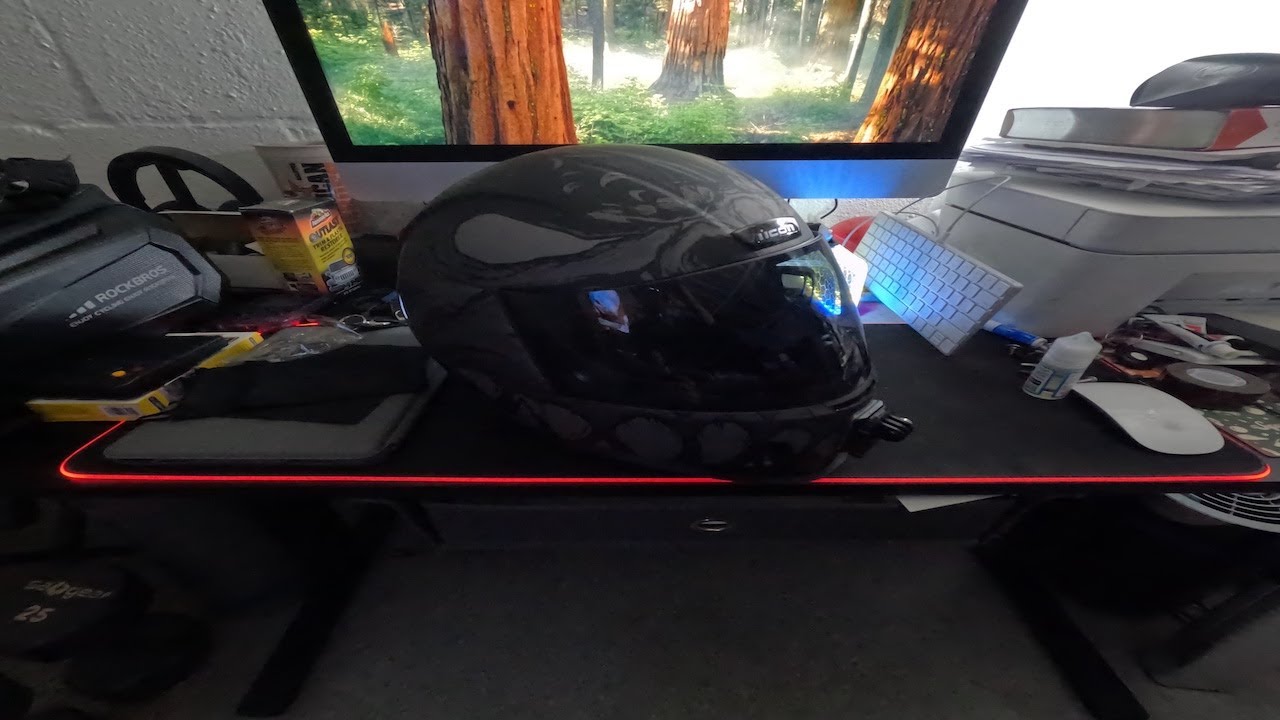 Icon airfare manik'rr glow-in-the-dark helmet unboxing $250 what dose it bring in the box