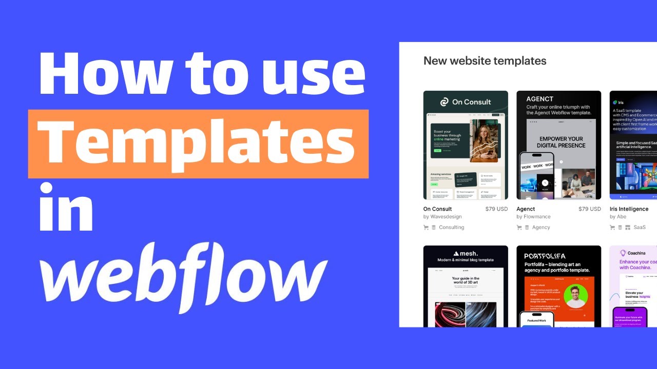 Webflow Template Tutorial | How to Customize a Webflow Template