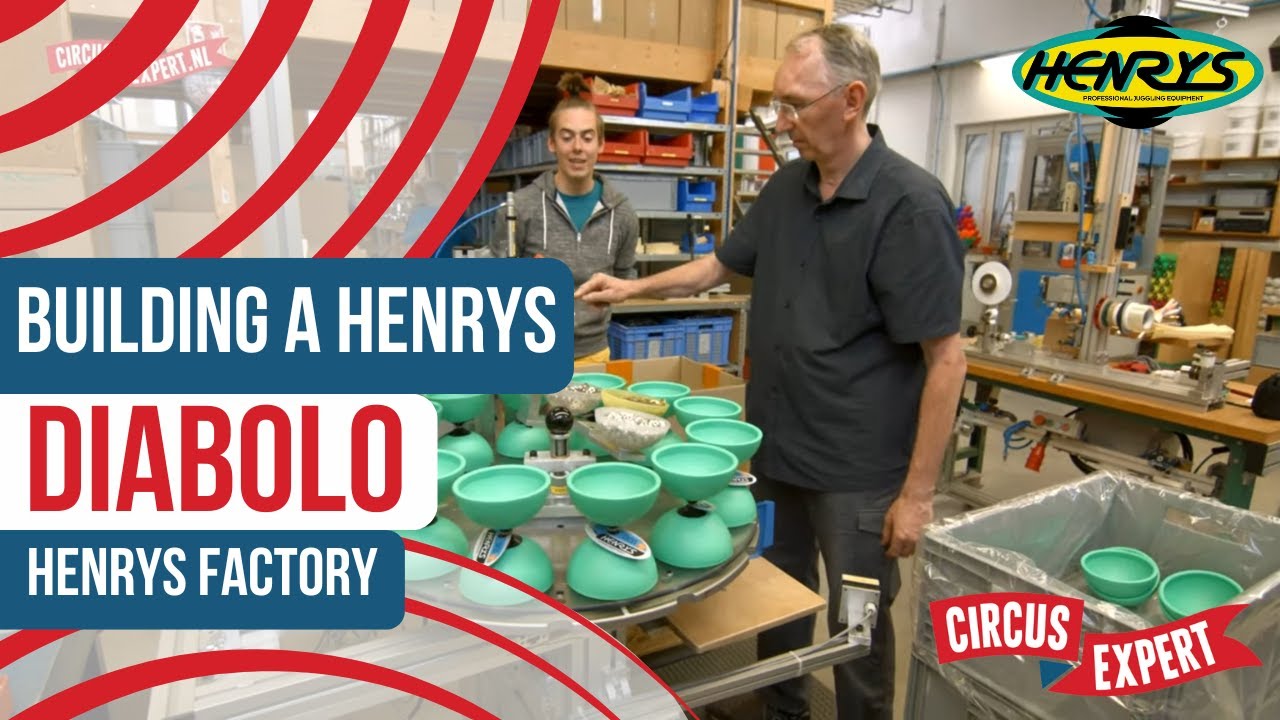 How does Henrys build a Diabolo | Circus-expert.nl | Henrys Factory
