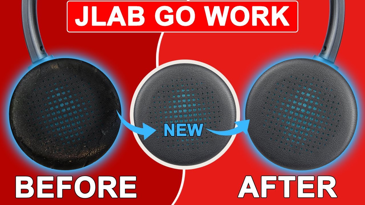 SOULWIT® | How to Replace JLab Go Work/Go Work Gen 2 Earpads | Repair Parts Kit