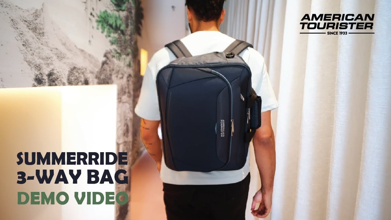 American Tourister Summerride 3-way Boarding Bag Demo – Features