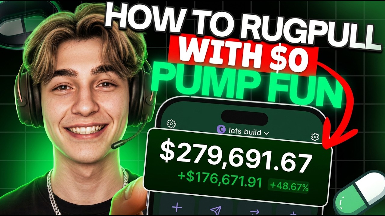 How to Rug Pull Using $0 on Pump Fun And Make $50,000