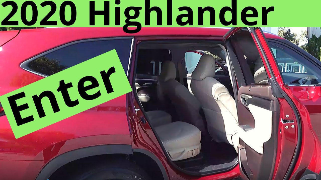 2020 Toyota Highlander Hybrid Limited Interior Review