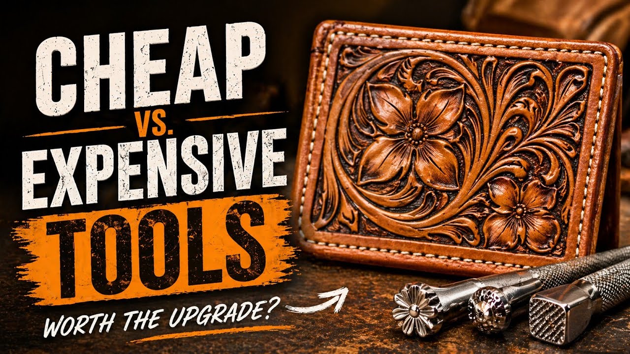 Comparing Cheap $25 Amazon Leather Stamping tools VS. Expensive $500 Leather Stamping Tools