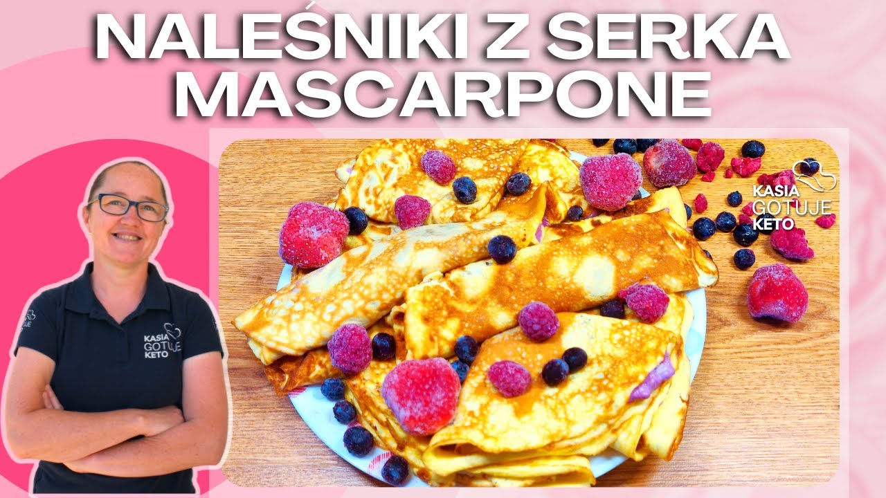 Kasia Gotuje Keto - Naleśniki z serka mascarpone