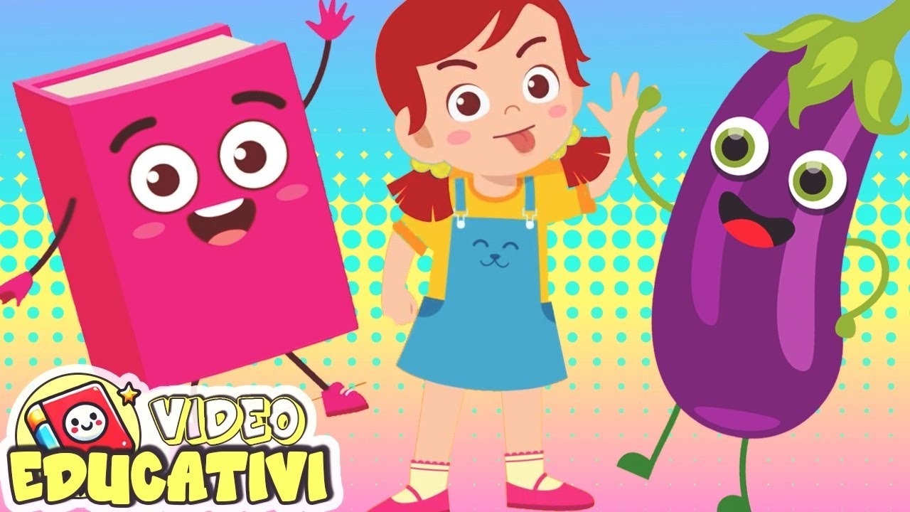 Impariamo: Verdure, Colori, Dove vivono gli Animali,  Emozioni e Sentimenti 📚 Video Educativo Mix