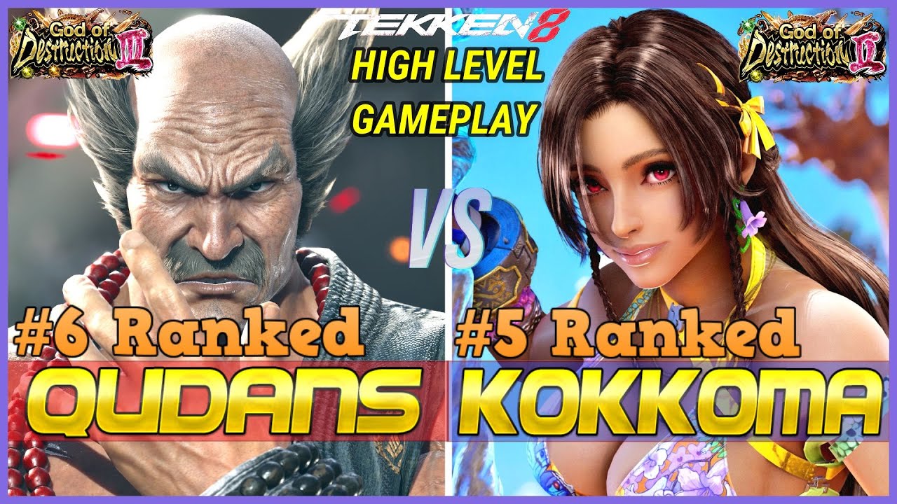 T8 ▰ QUDANS (#6 Ranked Heihachi) Vs KKOKKOMA (#5 Ranked Miary Zo) ▰ Tekken 8 High Level Gameplay
