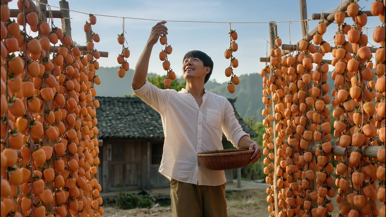 Wind Dried Persimmons – Harvesting, Processing, And Preservation Using Traditional Methods