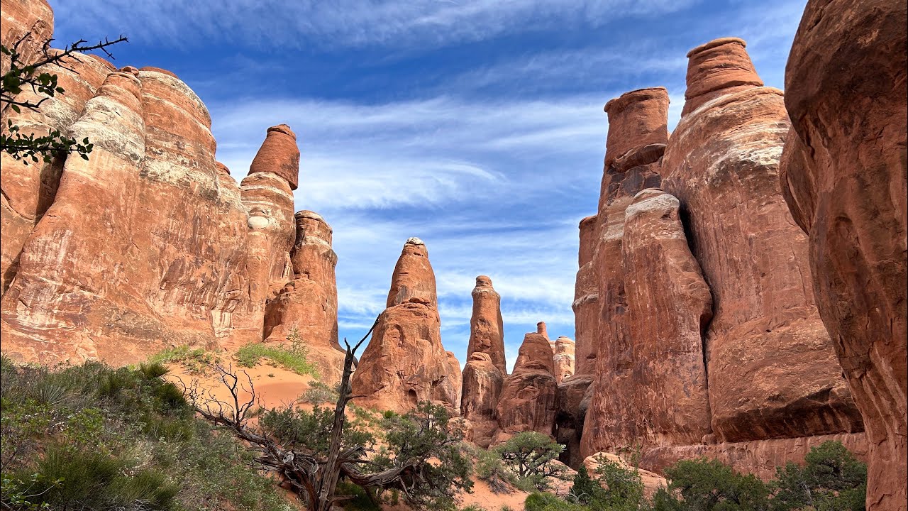 Fiery Furnace permit hike at Arches NP