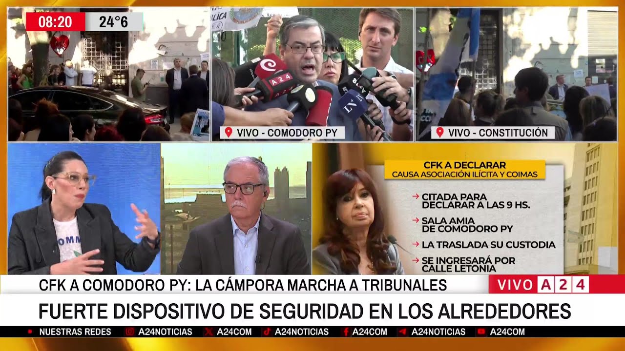 🤚 CRISTINA FERNÁNDEZ DE KIRCHNER DECLARARÁ EN LA CAUSA CUADERNOS DE LA CORRUPCIÓN