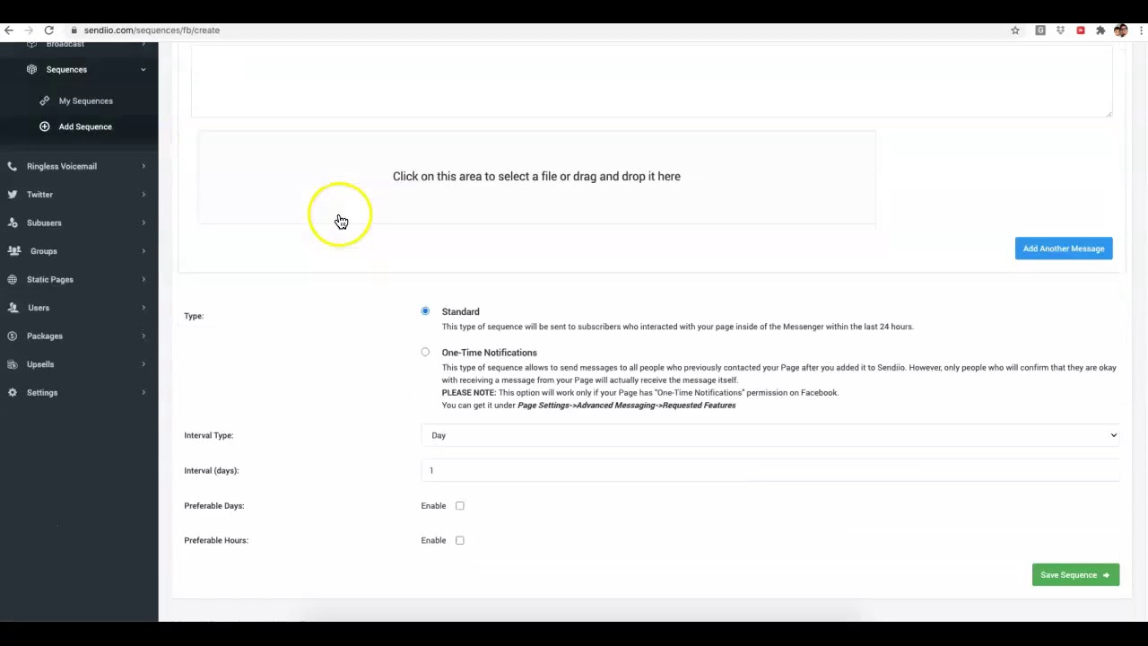 [Sendiio] NEW Hybrid SMS Features And Updated FB Sequences