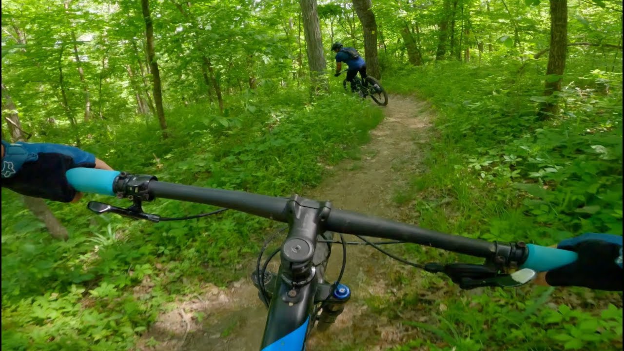 Mountain Biking at Rock Bridge State Park (Columbia, Missouri)
