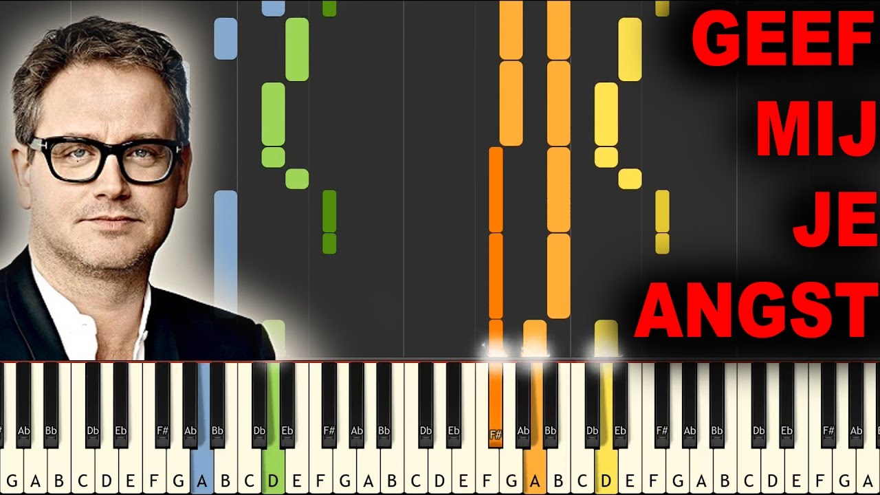 Geef Mij Je Angst van Guus Meeuwis op piano [SYNTHESIA]