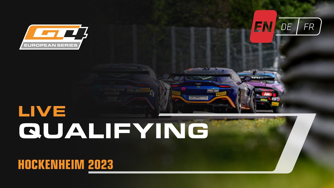 LIVE | Qualifying | Hockenheim | GT4 European Series powered by Rafa Racing Club  (English)