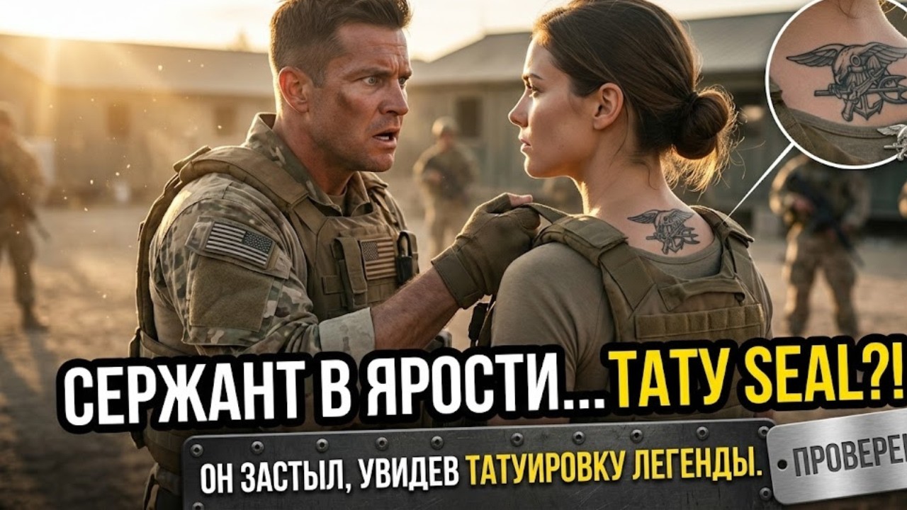«Сержант сорвался на тренировке — но татуировка на её спине мгновенно изменила его отношение»