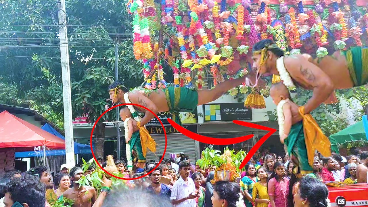 வியக்கவைக்கும் பாசக்கார காவடிகள் - நல்லூர் தேர்த் திருவிழா.