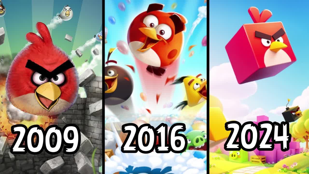 A História dos Jogos de Angry Birds (2009 - 2024)