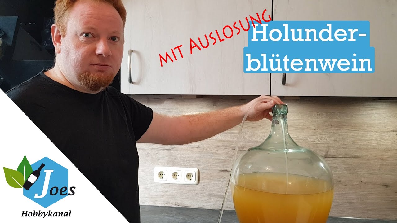 Holunderblütenwein – und Auslosung der Saatgutgewinner