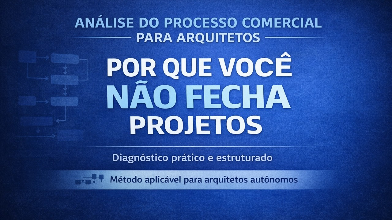 Processo Comercial para Arquitetos Como Parar de Perder Projetos