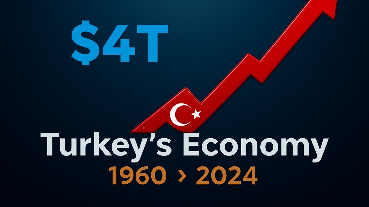 Turkey's Economic Journey 1960&ndash;2024 | GDP Bar Chart Race