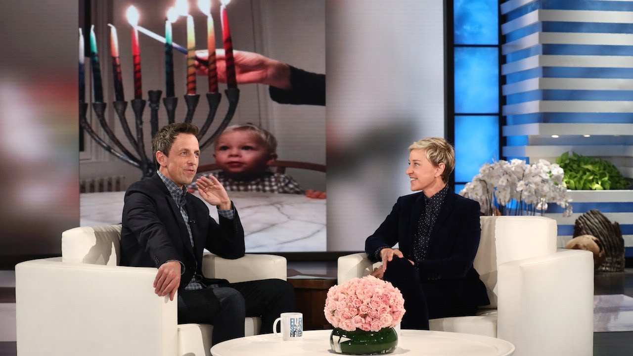 Seth Meyers' Son Is a Hanukkah Pro
