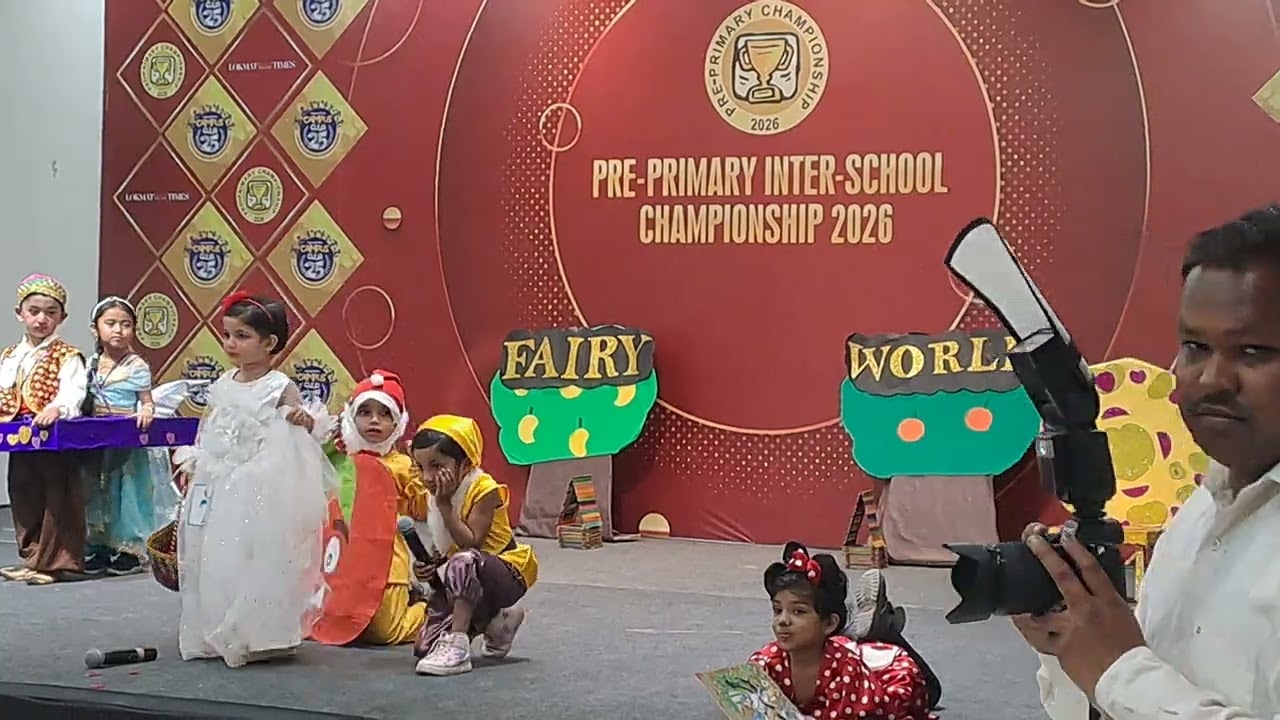 Fancy dress competition Nursery class students