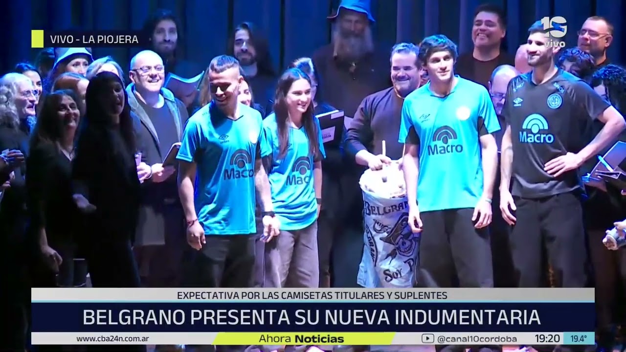 Belgrano presentó su nueva camiseta en La Piojera de Alberdi