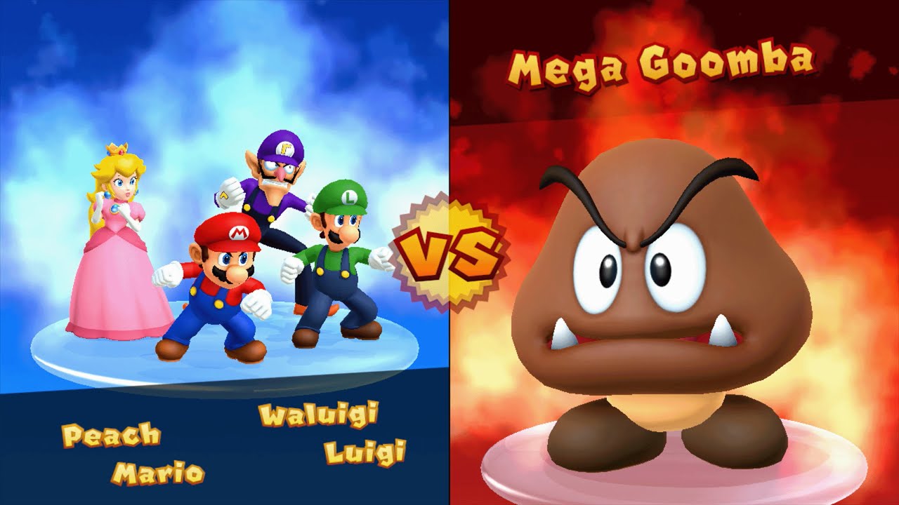 Mario Party 10 - Mario vs Peach vs Luigi vs Waluigi - Whimsical Waters