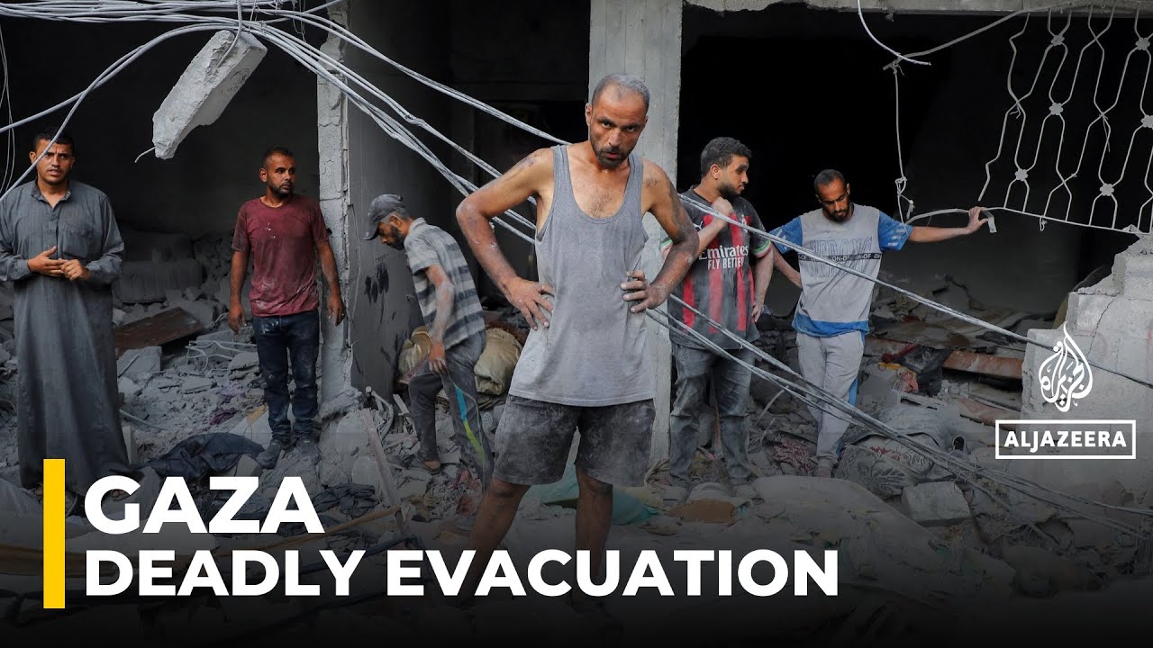 Gaza families flee under Israeli evacuation orders, but face deadly attacks