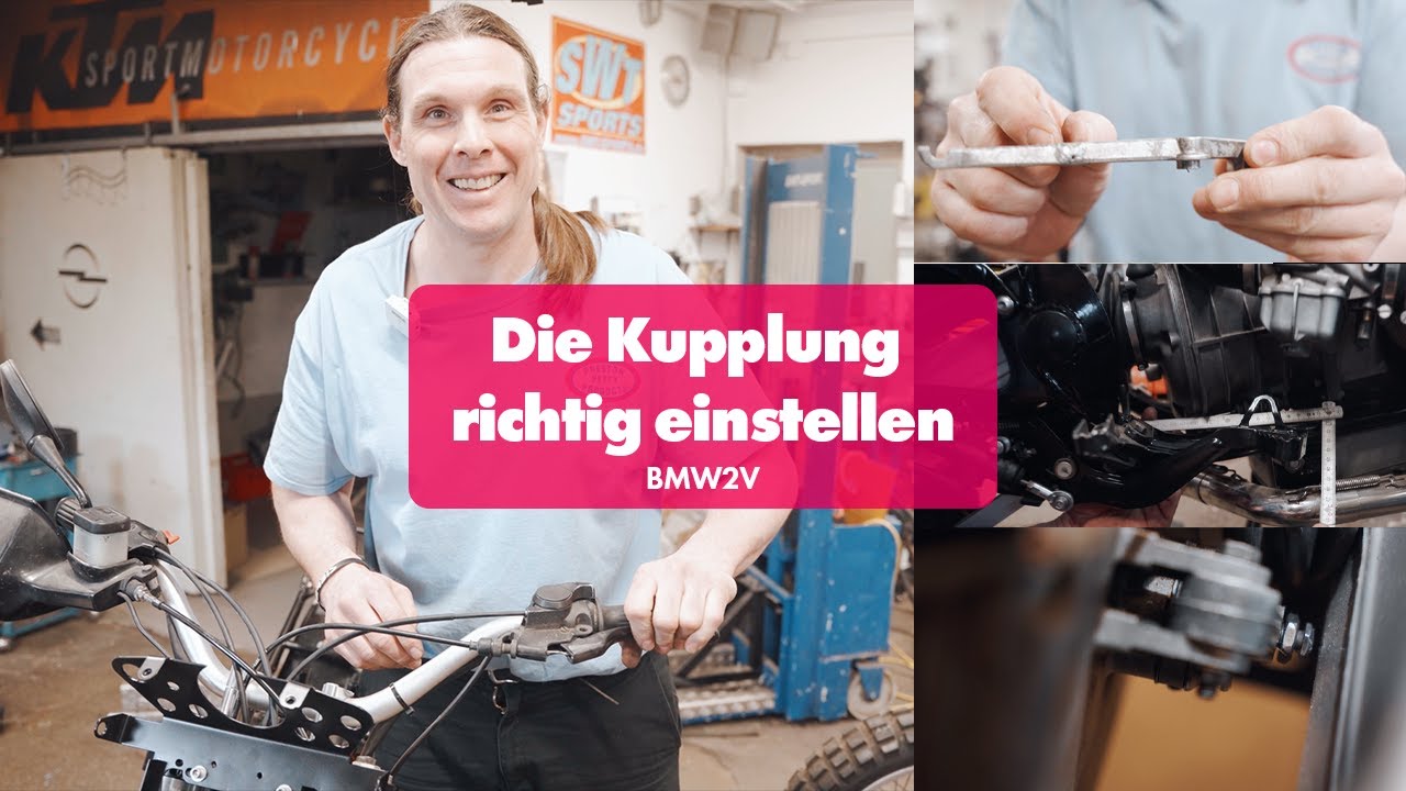 Kupplungsspiel - Modifikation des Kupplungshebels am BMW Motorrad R 80 - R 100 R / GS 2-Ventil Boxer