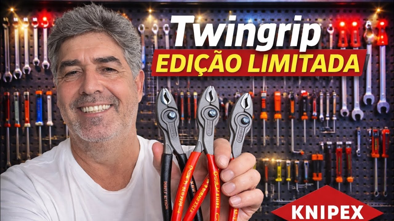 Joia ou Ferramenta? Review Completo do TwinGrip Knipex de Colecionador @KNIPEXofficial 