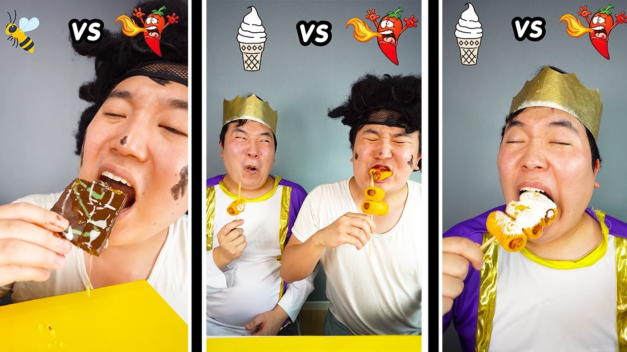 коллекция испытаний таинственного соуса || смешно Mukbang || TikTok Video