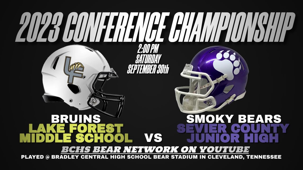 Lake Forest Middle School Varsity Football vs Sevier County Junior High 9/30/23.