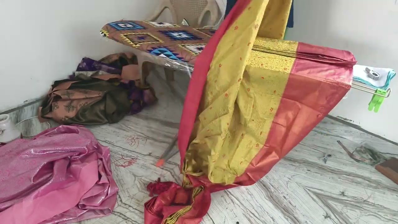 Saree prepleating full video 🥻🥻❣️ like panuga subscribe panuga  💖 offline classes available ❣️
