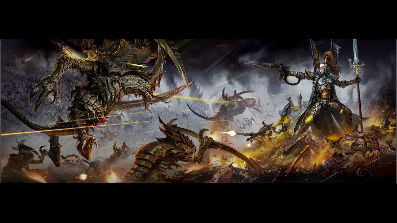 świat warhammer 40k Cz1 przyg&oacute;d Eldarskiego księcia Yriela przeciwko Chaosowi i Tyranidom