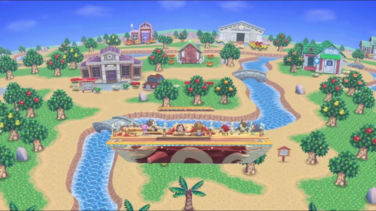 Smashville | Super Smash bros Ultimate stage.