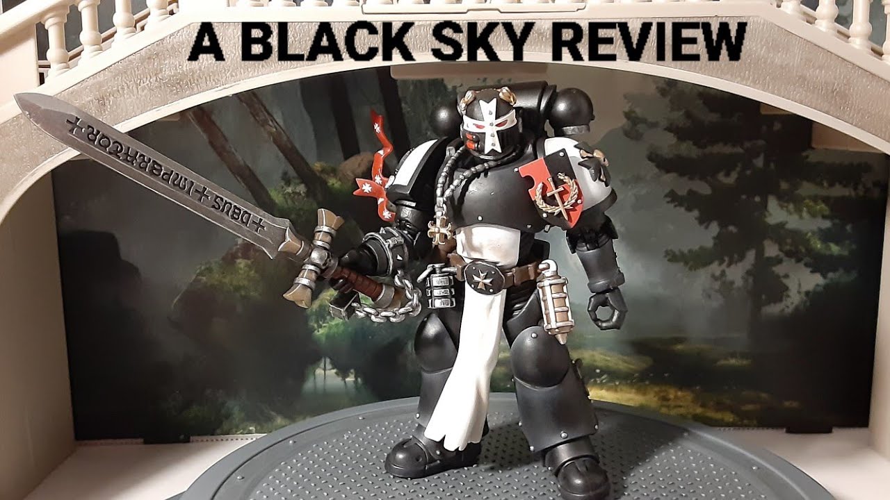 Joytoy Warhammer 40k Black Templars Emperors Champion 