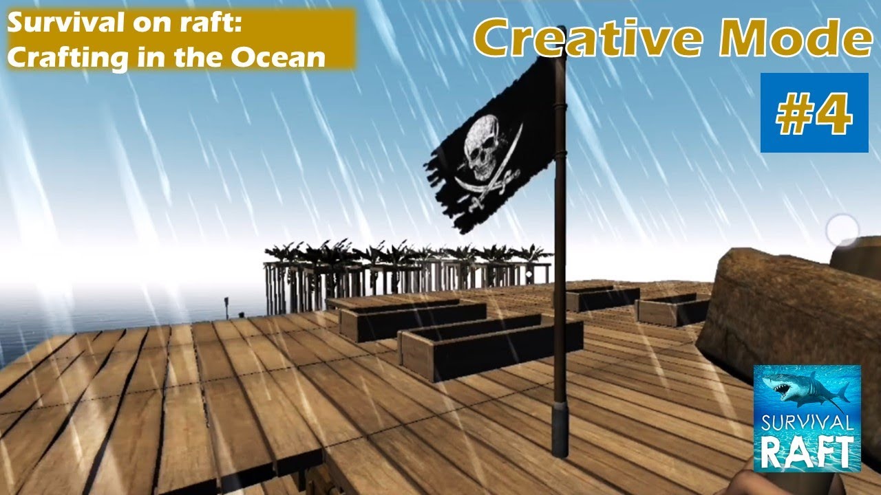 Survival on Raft: Crafting in the Ocean | CREATIVE MODE DREAM HOUSE #4