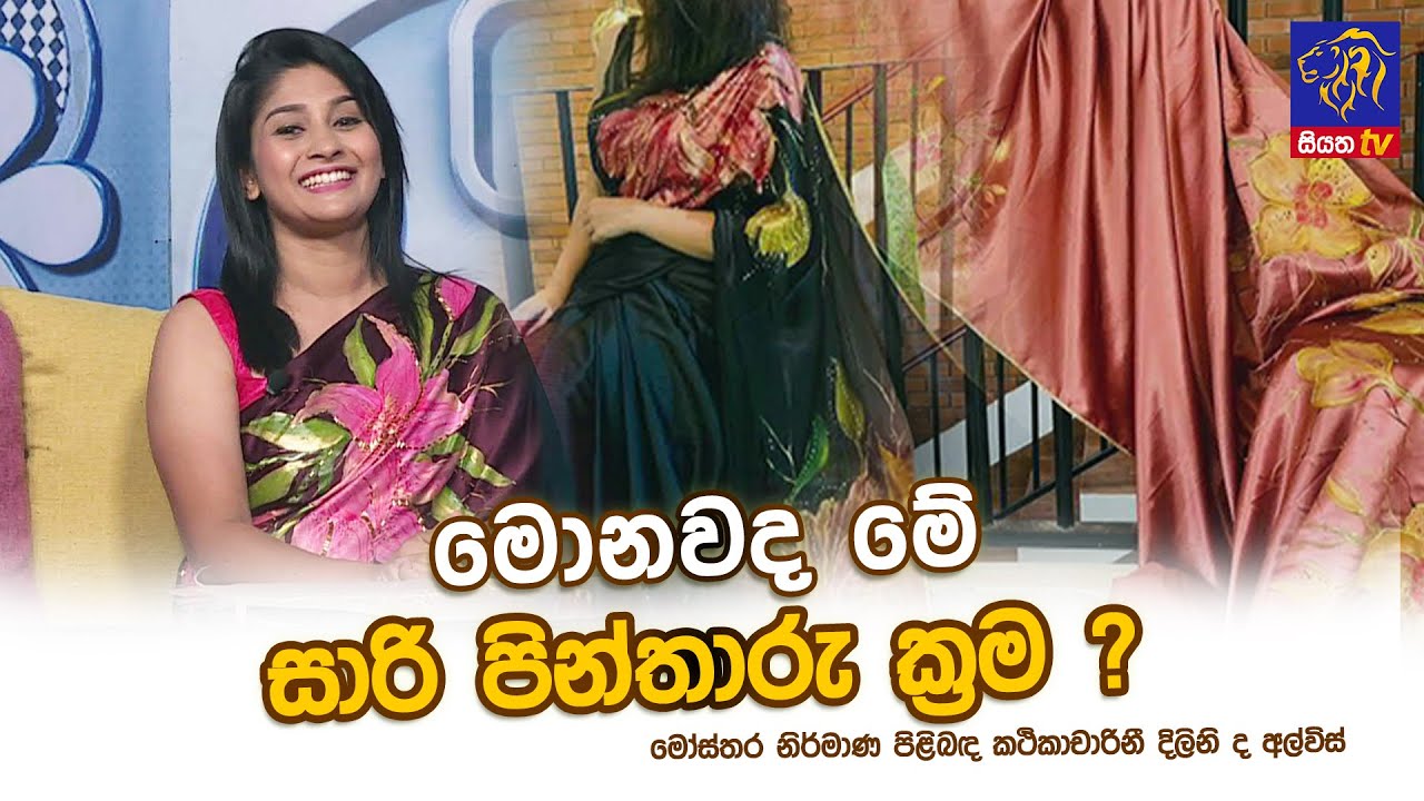 මොනවද මේ සාරි පින්තාරු ක්‍රම ? | Dilini De Alwis | Adaraneeya Jeewithaya