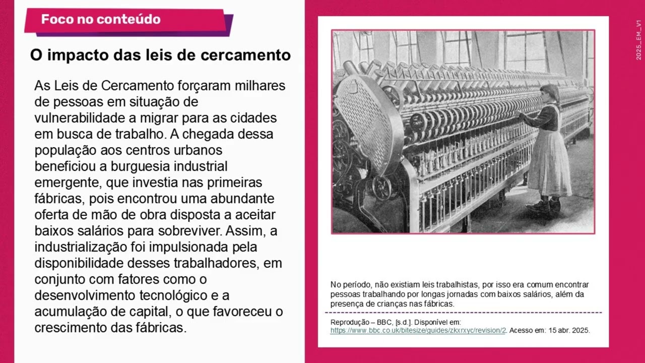 Aula 11 -  As bases políticas e econômicas da revolução industrial - um mundo em transformação