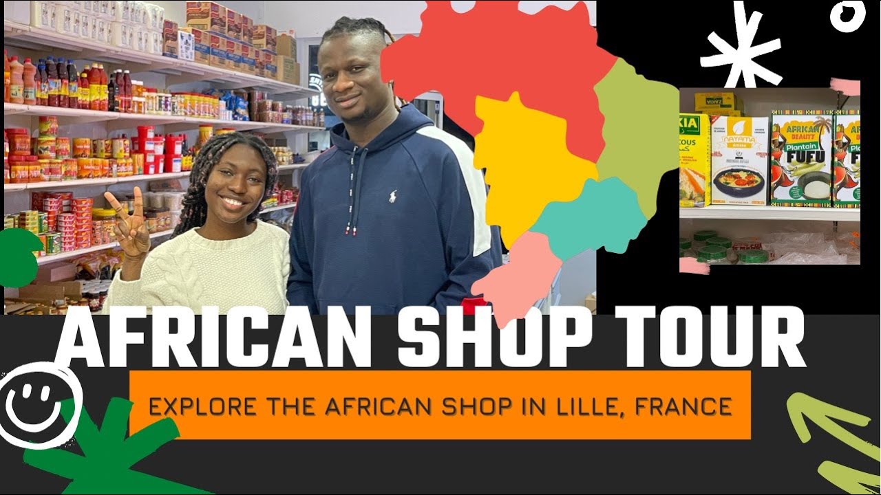 What you would find in an African Shop in Lille,France// Don’t pack everything!