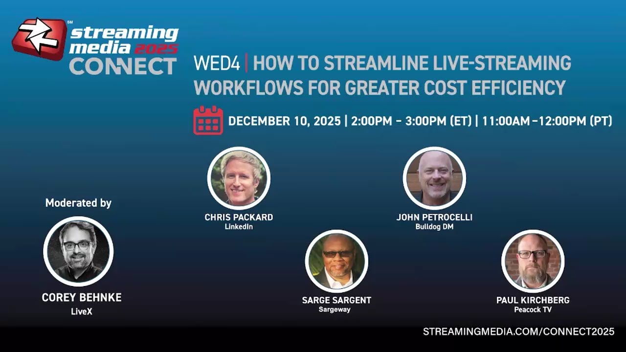 How to Streamline Live-Streaming Workflows for Greater Cost Efficiency