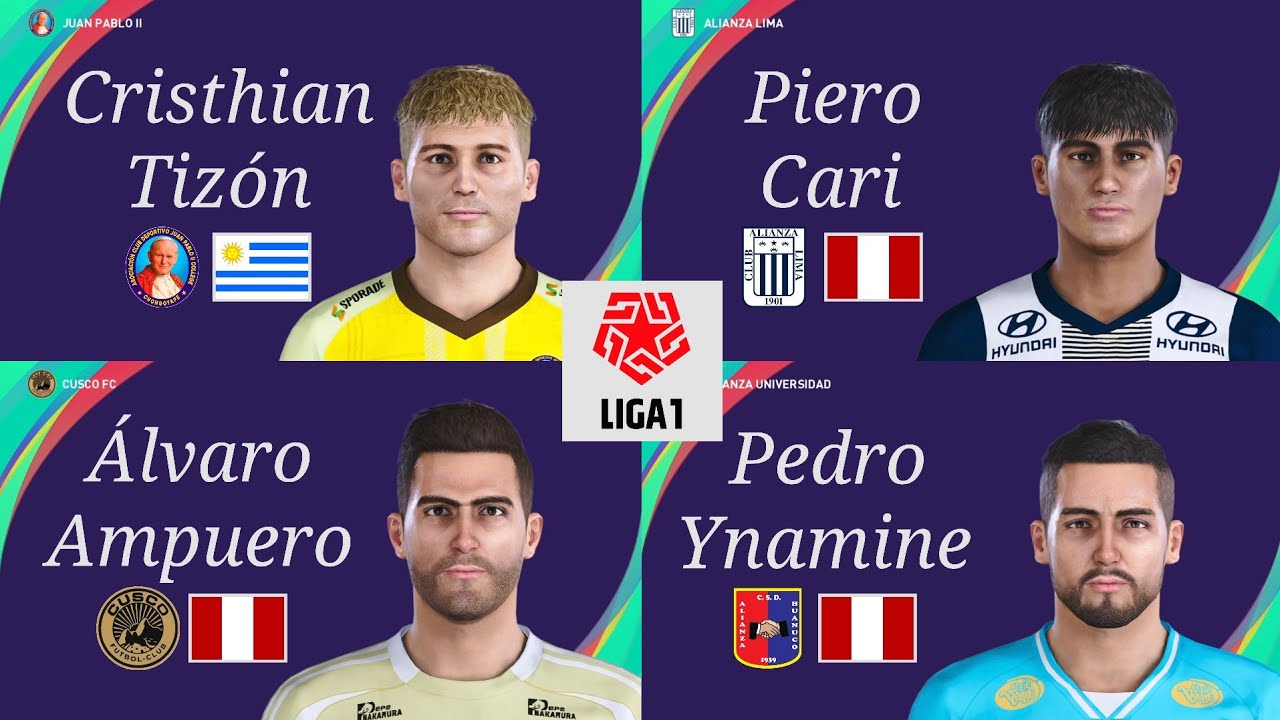 Cristhian Tizón | Piero Cari | Álvaro Ampuero | Pedro Ynamine - eFootball PES