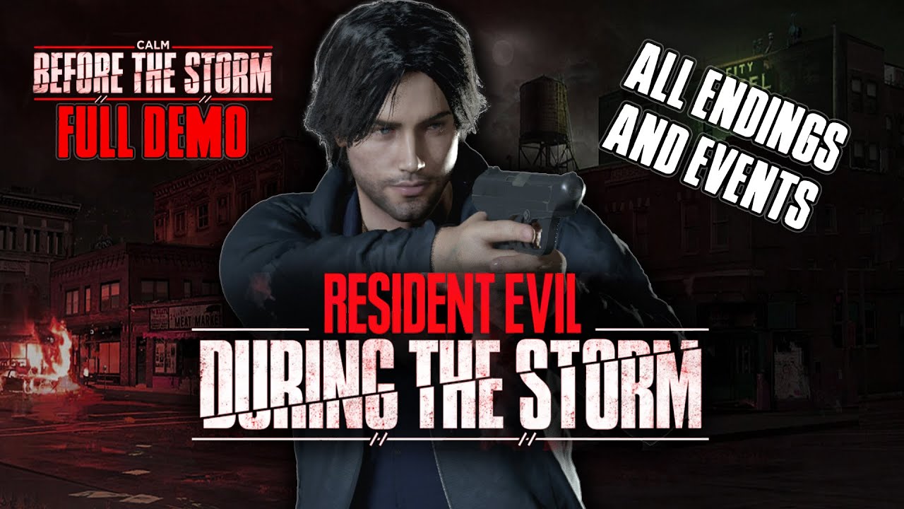 RESIDENT EVIL: DURING THE STORM | Full Demo Longplay | ALL ENDINGS & EVENTS #residentevil #mod