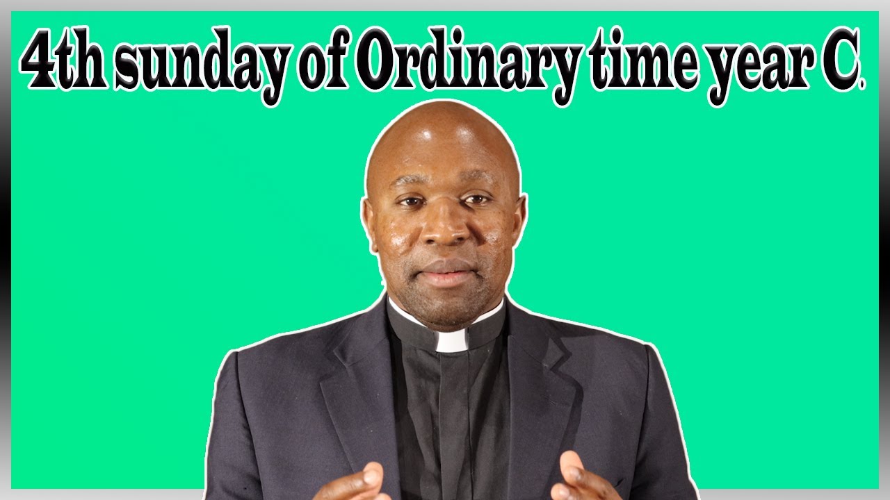 4th Sunday of Ordinary time year C. I am with you. Homily for 30 January 2022.