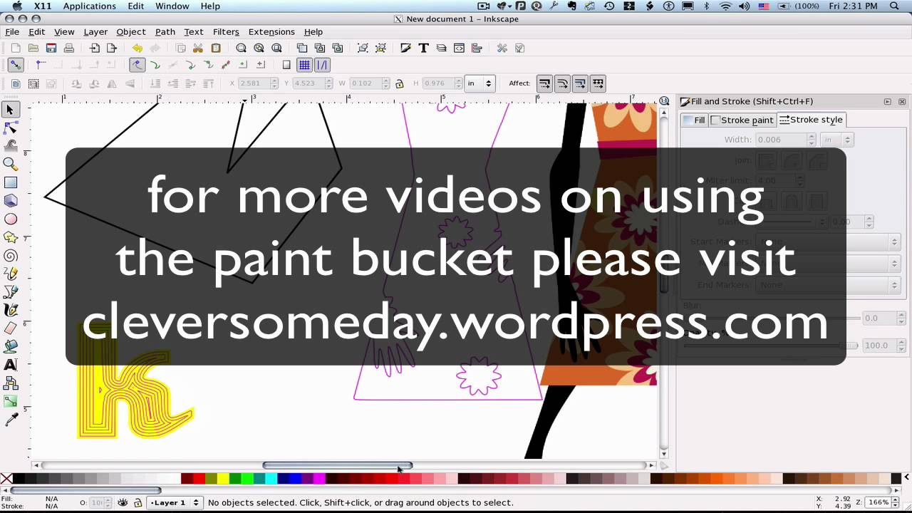 Inkscape Paint Bucket Basics