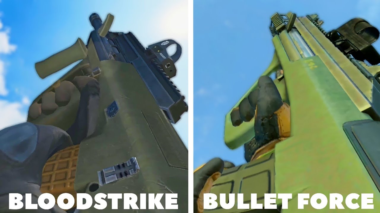 Bloodstrike VS Bullet Force | Reload Animations