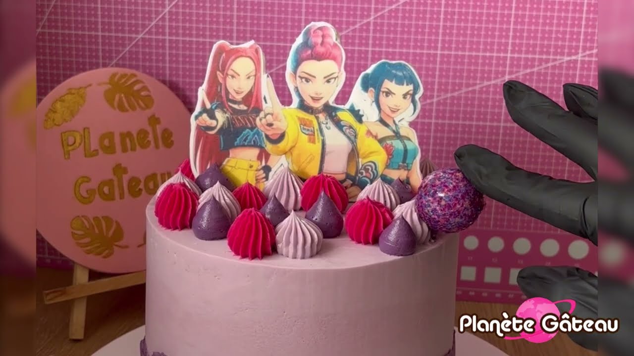 Gateau Layer Cake K-Pop Demons Hunter - Huntrix