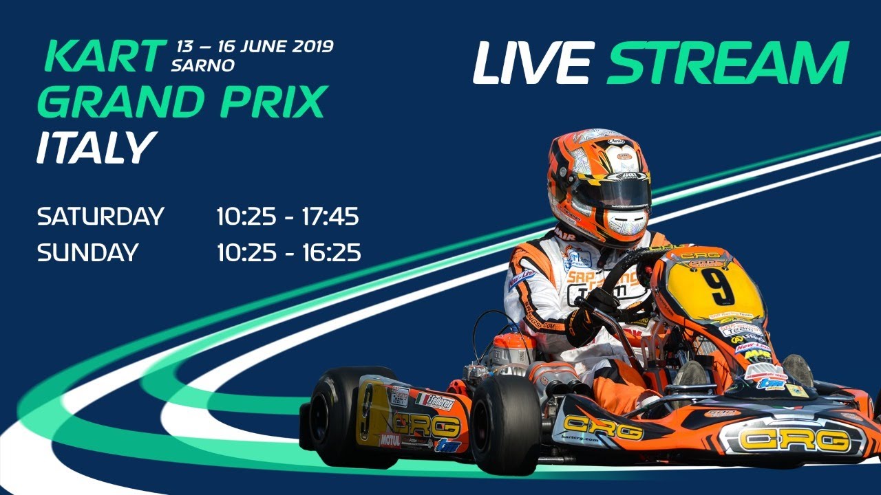 FIA Karting European Championship 2019 KZ / KZ2 / Academy Trophy Round 2  Sarno Saturday