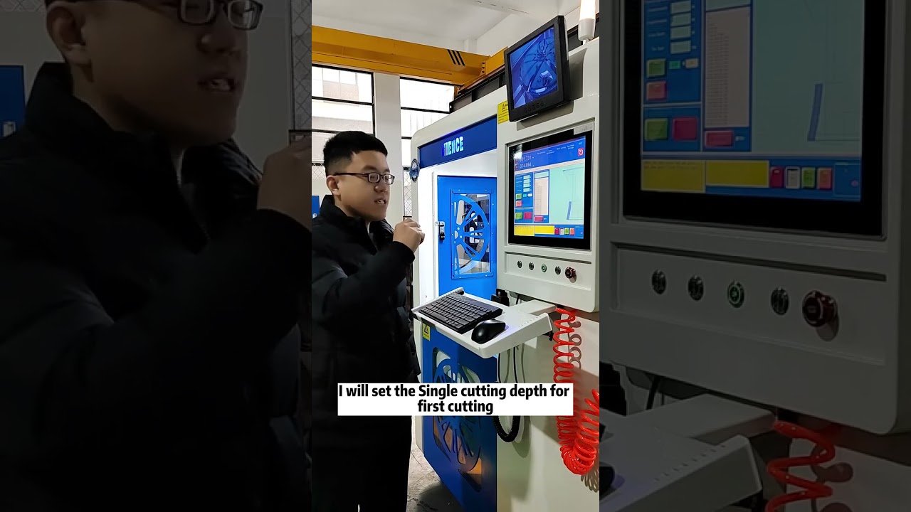 New functions and operation process of diamond cut wheel repair machine DCM32P-S